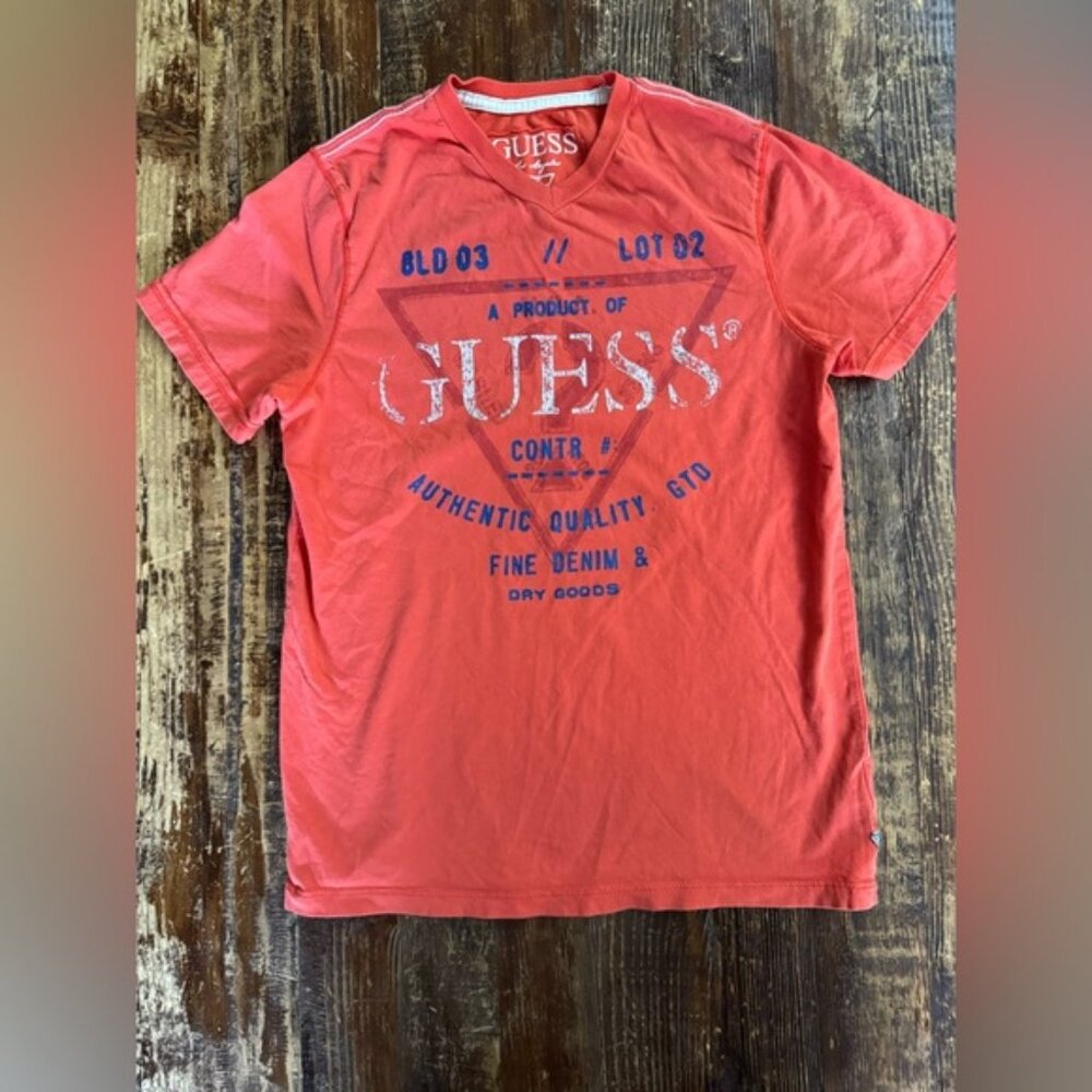 Guess Kids Red Graphic Tee